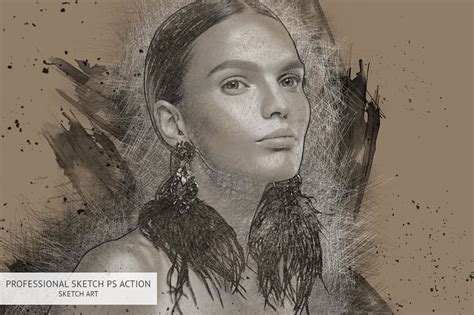 3 Free Photoshop Sketch Actions Pencil Sketch Photoshop Actions Free