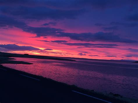 Sunset Captured In Snæfellsnes Iceland 1334 X 750 Snaefellsnes Sky