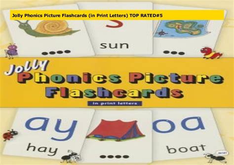 Jolly Phonics Picture Flashcards In Print Letters Top Rated5