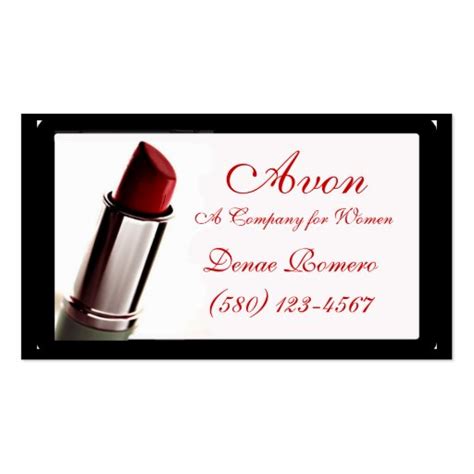 Avon Card Business Card Templates Bizcardstudio