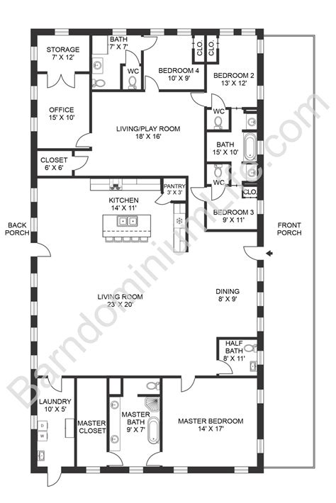 Top 20 Barndominium Floor Plans Barndominium Floor Plans Bedroom