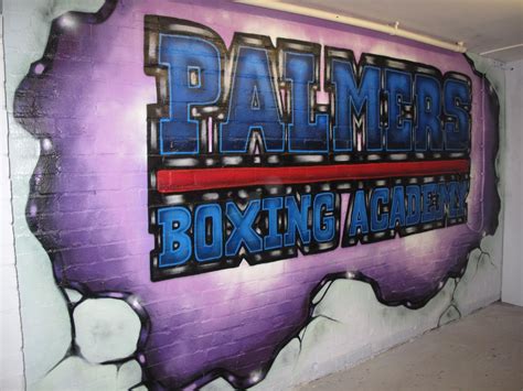 Palmers Boxing Gym Bellingham London Graffiti Murals Boxing Gym Mural