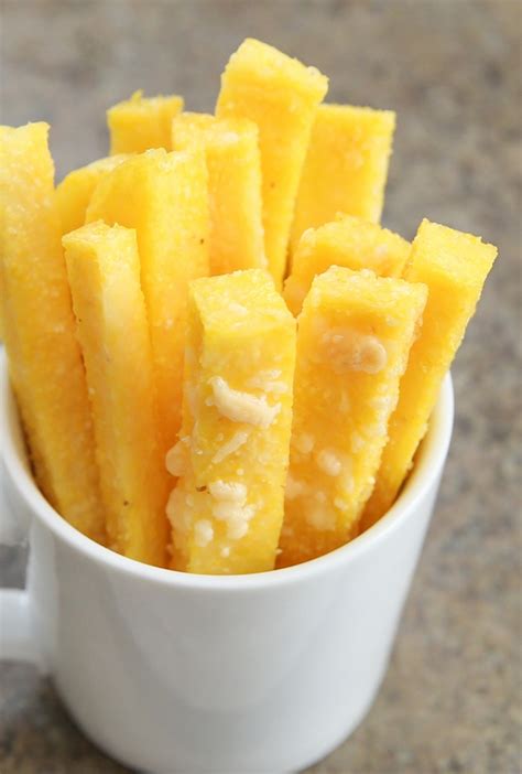 It's one of the best fried foods out there as far as i'm concerned. Easy Polenta Fries with Parmesan - Kirbie's Cravings