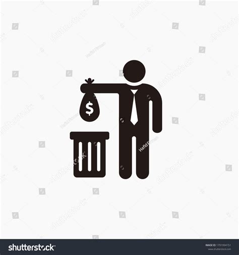 4649 Waste Money Icon Images Stock Photos And Vectors Shutterstock