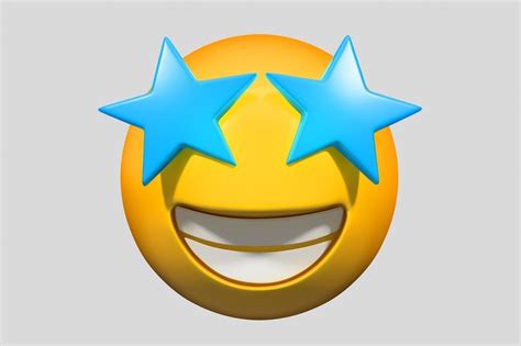 Emoji Star Struck 3d Model Cgtrader