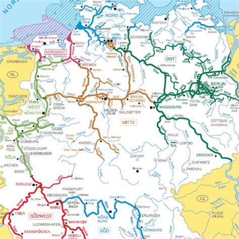 Bundeswasserstraßen karte ~ schifffahrtsstraßen deutschland karte. Bundeswasserstraßen Karte / Wirtschaft | Landkreis Havelland : Die folgenden thematischen karten ...
