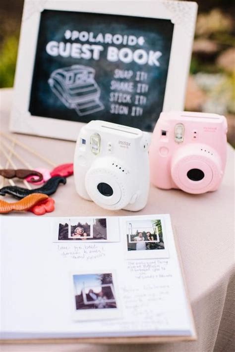 30 Creative Polaroid Wedding Guest Book And Decoration Ideas