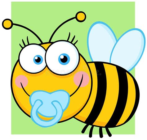 Baby Boy Bee Cartoon Character Stock Vector Illustration Of Cheerful