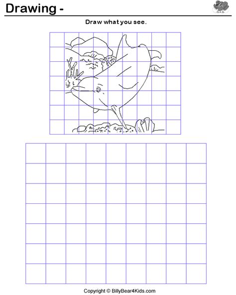 Billy Bears Learn To Draw Weekly Grid Art For Kids Art Lessons
