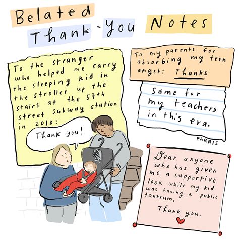 Belated Thank You Notes Media Trait