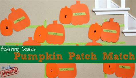 Toddler Approved Beginning Sounds Pumpkin Patch Match
