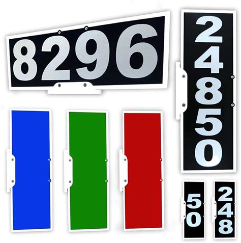 911 Address Reflective Sign