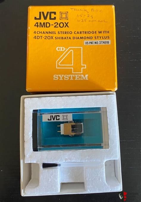 JVC 4MD 20X Cartridge With 4DT 20X Shibata Diamond Stylus Plus Extra