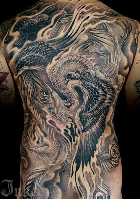 Japanese Style Japanese Phoenix Back Tattoo Ohmyworddd