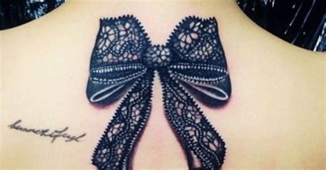Love This Lace Bow Tattoo Would Look Fab In White Tattoo Pinterest Lace Bow Tattoos