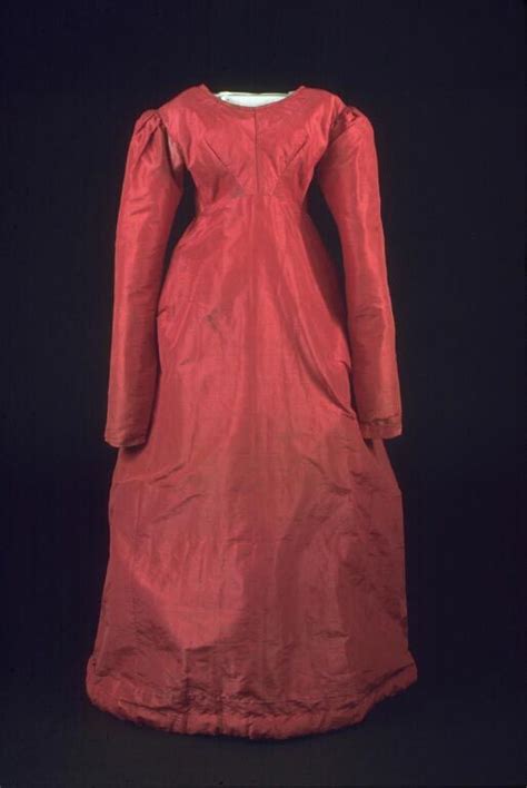 C 1825 Silk Dress 1820s Fashion Dresses Colorful Dresses