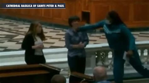 Philadelphia Church Shocker Suspect Seen Punching Woman Leaving Altar