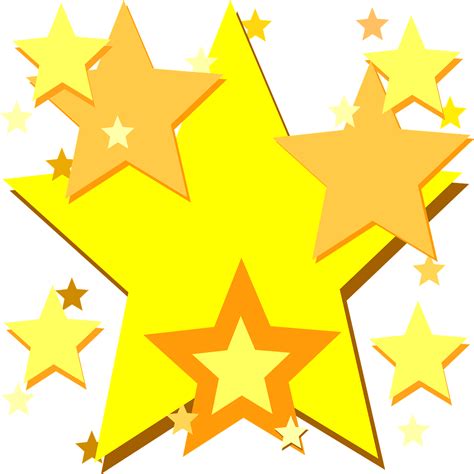 Download Stars Yellow Shiny Royalty Free Vector Graphic Pixabay