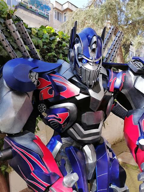 The Wearable Optimus Prime Costume From Transformers