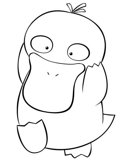 Psyduck Outline By Lele37 On Deviantart