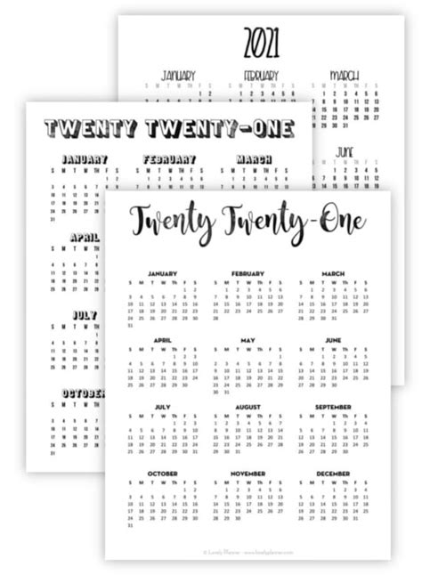 Pin On Bullet Journal 2021 Calendar Printable Free That You Will Love