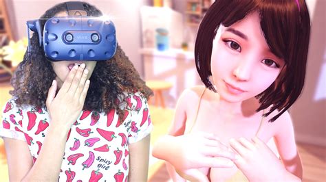 getting kisses in vr together vr gameplay htc vive pro cas and chary vr
