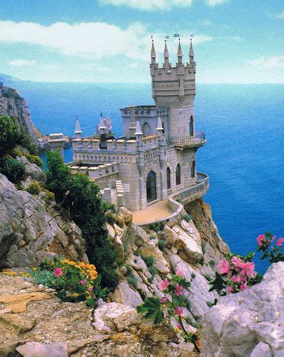 The Swallows Nest Is A Decorative Castle Near Yalta On The Crimean