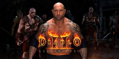 Diablo 2 Resurrecteds Barbarian Looks Just Like Wwes Batista