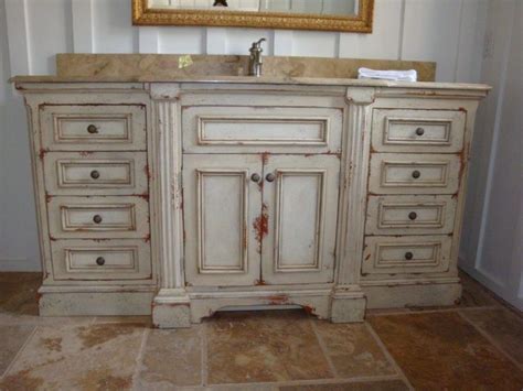 Flora laminosa custom rustic reclaimed wood bathroom vanity 36 distressed white. 12 best Distressed Bathroom Vanities images on Pinterest ...