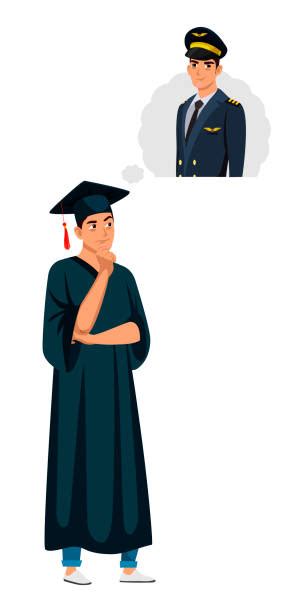 Cap And Gown Ideas Cartoon Illustrations Royalty Free Vector Graphics