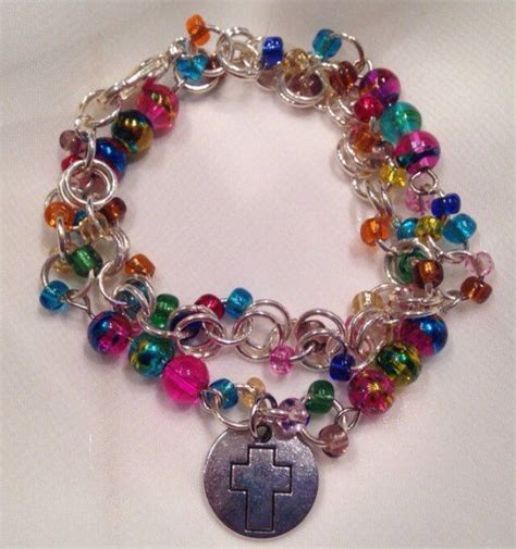 Pin Image Bead Charm Bracelet Gorgeous Handmade Jewelry Christian