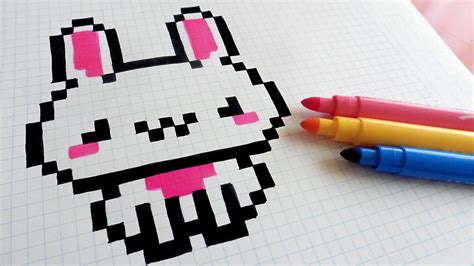 Pixel Art Facile Lapin Pixel Art Facile Dessin Abeille Kawaii Images