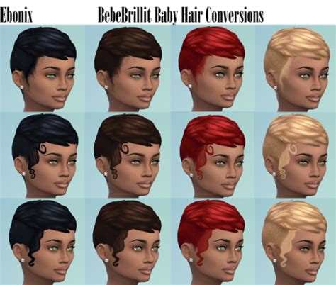 Ebonix Bebebrillit Baby Hairs Child And Male Conversion