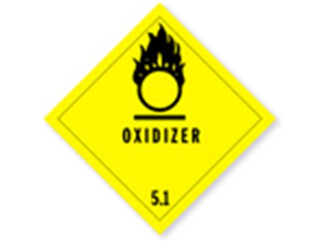 Class Oxidizer Labels