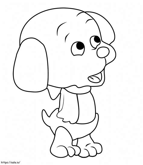 Whopper From Pound Puppies Coloring Page