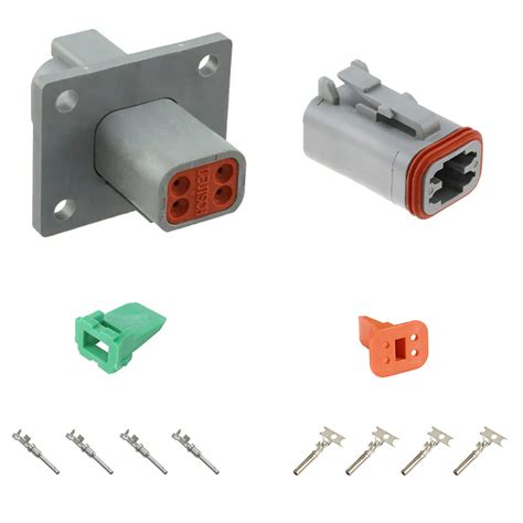 Kit Connector Dt Series Male Male Female From Panel Way