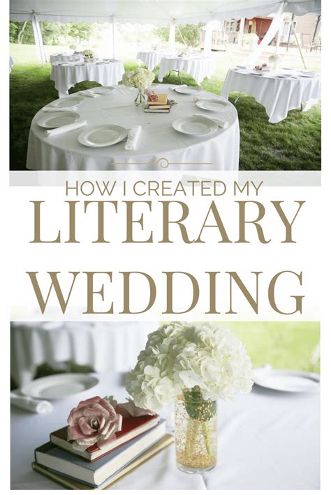 How I Created My Literary Wedding Miss Kristines Reviews Literary