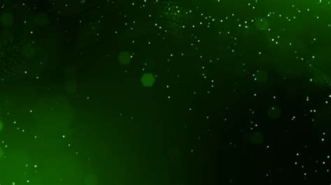 4k 3d Render Of Glow Particles On Dark Green Background As Abstract Seamless Background With