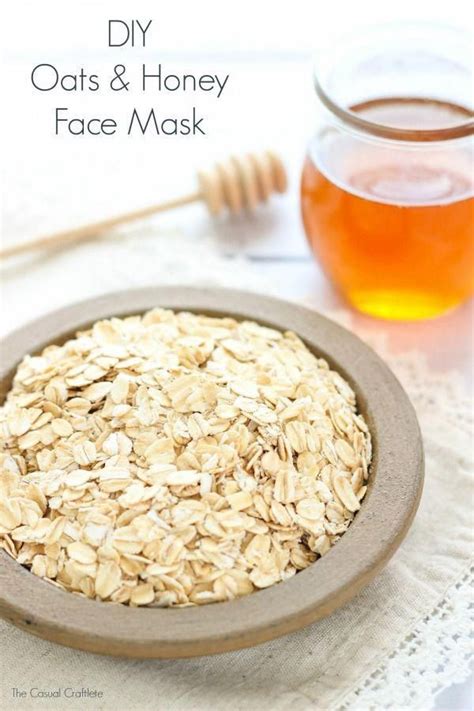 Diy Oats And Honey Face Mask 3 Ingredient Homemade Face Mask That