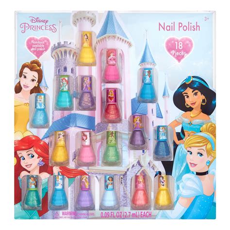 Disney Princess Nail Polish T Set Peel Off 18 Pieces 15 Value