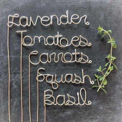 23 Gorgeous Easy To Make Plant Label And Marker For Garden Small Herb