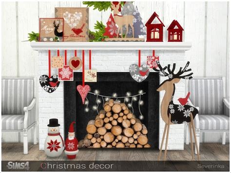 Sims 4 Ccs The Best Christmas Decor By Severinka