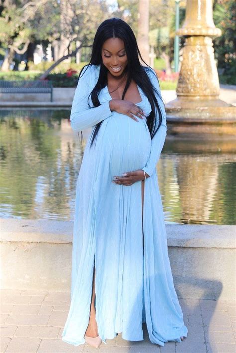 Baby Blue Maternity Dresses For Baby Shower 2021 Prestastyle