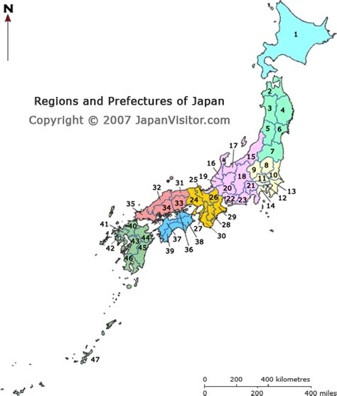 The population of 127 million is the world's tenth largest. Japan Prefectures & Regions | JapanVisitor Japan Travel Guide