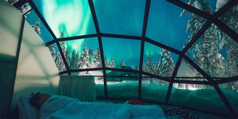 A Hotel In Finland Has Glass Igloos To Watch The Northern Lights