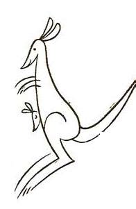 Draw a long curved line for the body. How to Draw the Kangaroos : Drawing Tutorials & Drawing ...