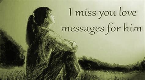 I Miss You Love Messages For Him