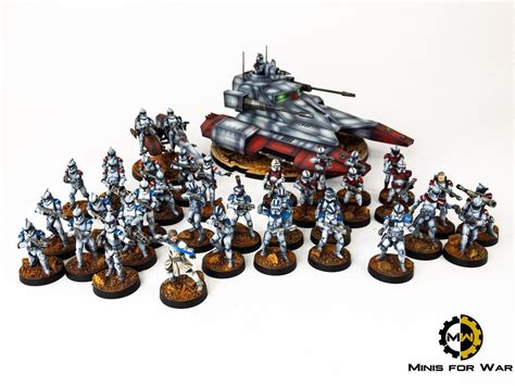Star Wars Legion Clone Wars Clone Army Minis For War Painting Studio