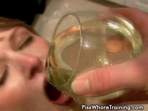 Piss Whore Training Natasha Will Drink Her Hot Pee By Whisky Glass