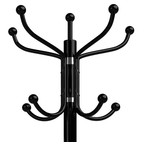 Metal coat/hat wall decorative hanger description: Coat Stand Hat Clothes Jacket Umbrella Free Standing Rack ...